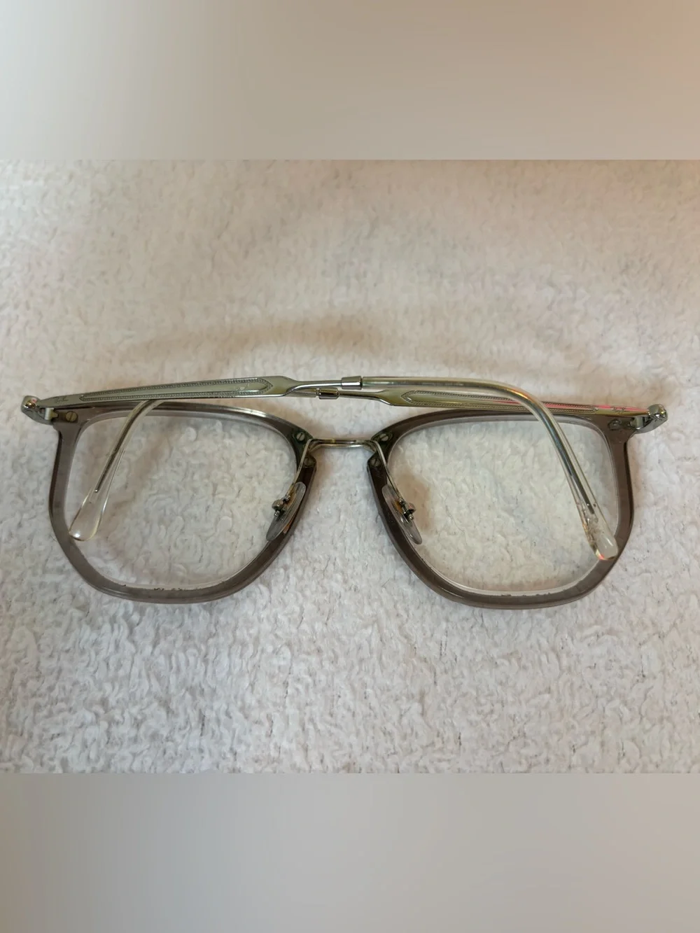 Ray-Ban RB4451V 8125 Transparent Gray Eyeglasses Frames Authentic
